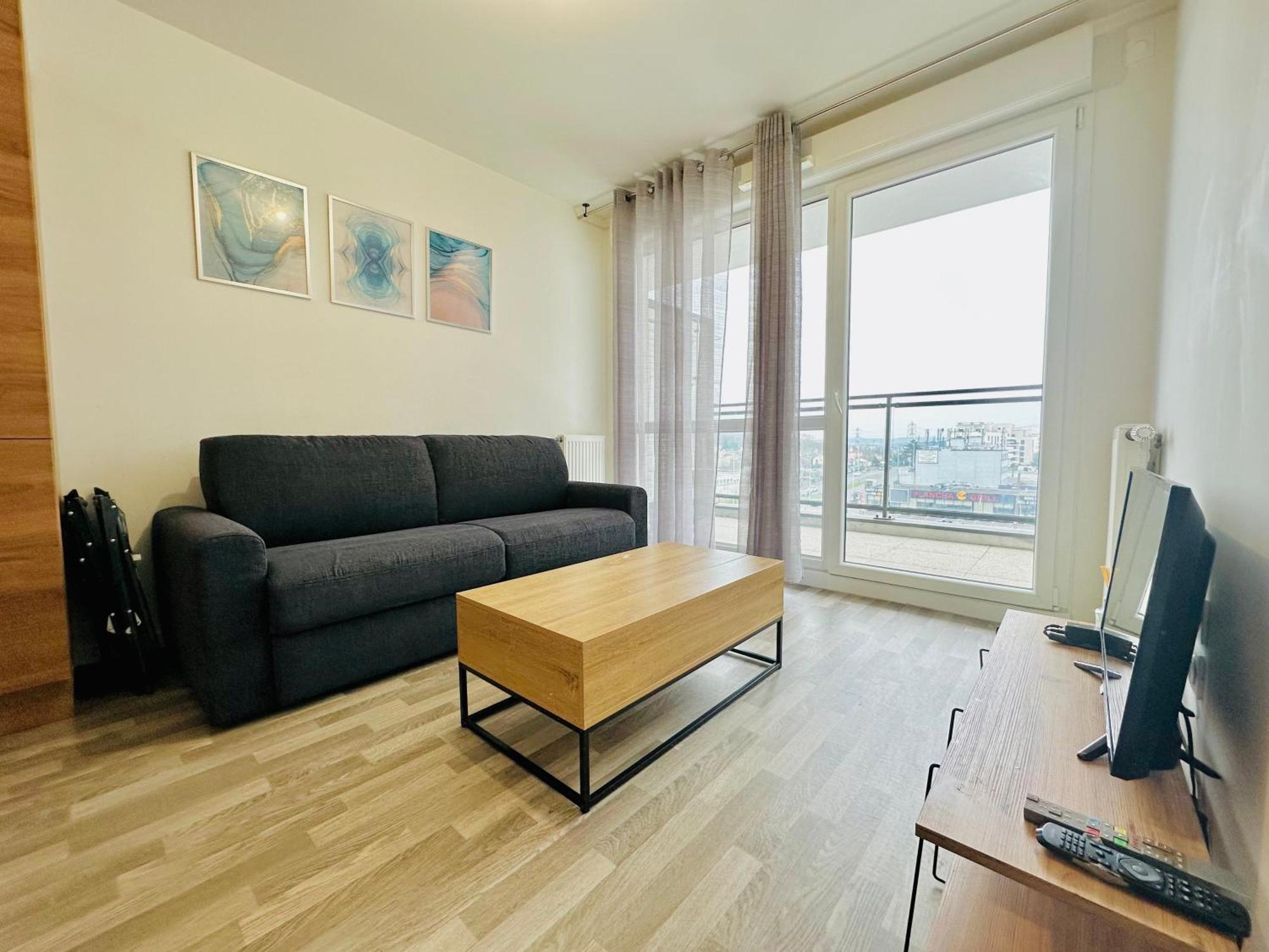 Agreable 2 Pieces Avec Balcon Et Parking Transports By Immo Kit Bnb Sarcelles Buitenkant foto